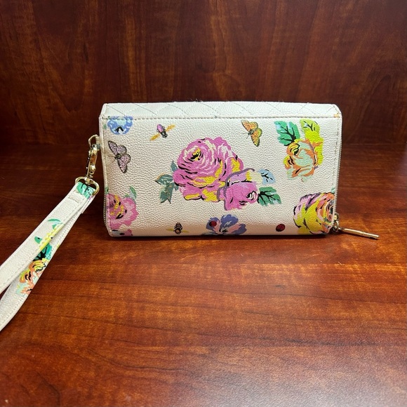 Betsy Johnson Floral Wristlet Wallet - Picture 2 of 6